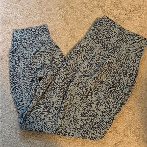 Athleta Printed High-Waist Leggings in Blue